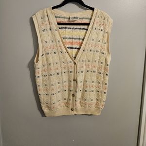 Northern Reflections Vintage M knit vest